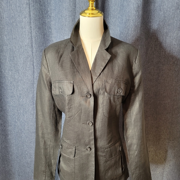 Merona Jackets & Blazers - Merona Black Lenin Blazer Size M Old Money Minimalist Scandi girl Normcore